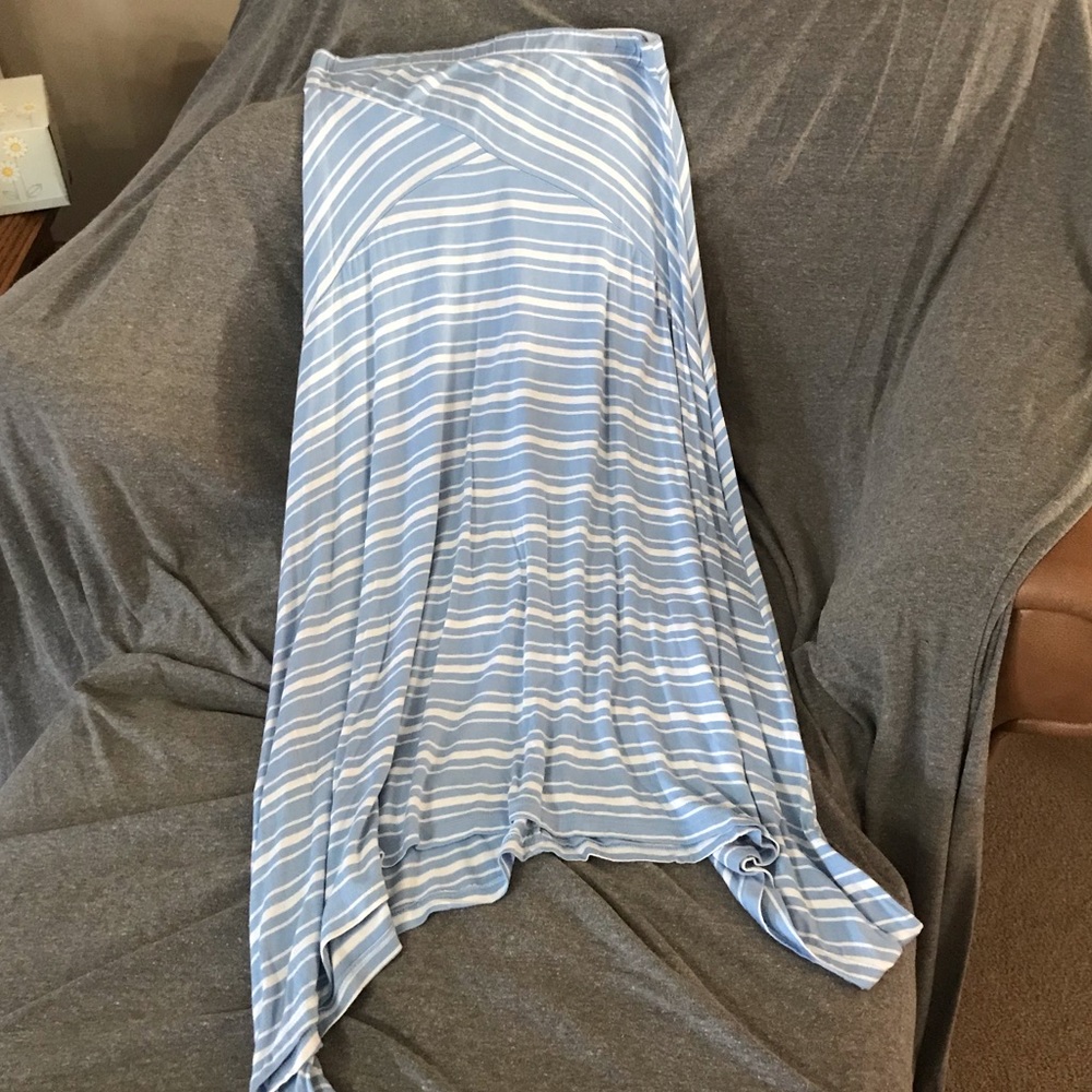 Blue and white Maxie skirt